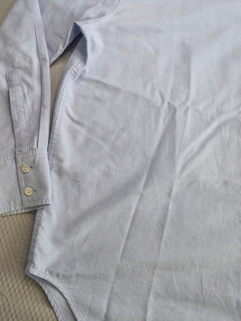 AYR The Deep End Button Down Shirt Light Blue Cotton Oversized Size Small - Picture 2 of 8